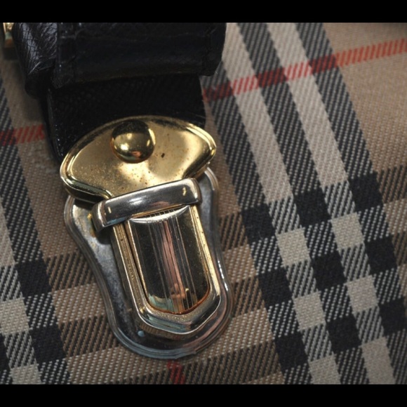 **SOLD**SOLD Burberry Nova Check Canvas Leather Backpack - Picture 11 of 16